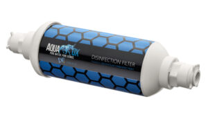 small disinfection filter that can fit under the sink in a boat or Recreational Vehicle (RV)